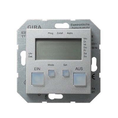 Gira S-55 Алюминий Таймер электронный (G38526)