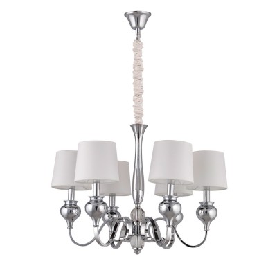 Люстра с белыми абажурами Chiaro 386011606 Палермо Люстра с белыми абажурами Chiaro 386011606 Палермо