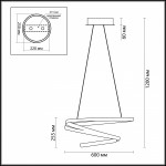 Люстра Odeon light 3864/60L ORBIT