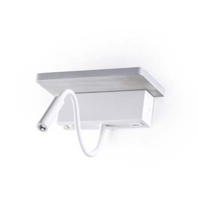

Настенный светильник с USB Odeon light 3869/8WL WOODY, 3869/8WL