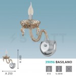 Светильник бра Eglo 39096 BASILANO