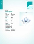 Люстра Eglo 39102 BASILANO 1