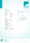 Люстра Eglo 39114 CARPENTO