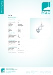 Светильник бра Eglo 39124 FALCADO 1