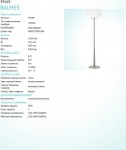 Торшер напольный Eglo 39169 BALMES