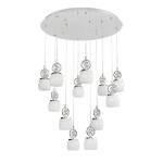 Люстра с пультом Chiaro 392010612 Фьюжен