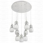 Люстра с пультом Chiaro 392010709 Фьюжен