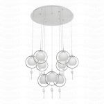 Люстра с пультом Chiaro 392011009 Фьюжен