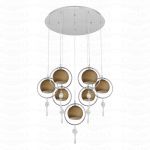 Люстра с пультом Chiaro 392011407 Фьюжен