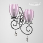 Светильник настенный бра Odeon light 3923/2W MAGENTA