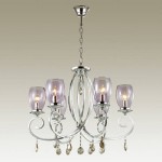 Люстра подвесная Odeon light 3923/6 MAGENTA