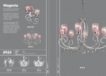 Люстра Odeon light 3923/8 MAGENTA