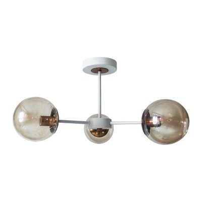 Люстра современная Экономсвет 39258/3WT+ZAB AMB