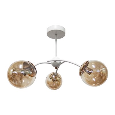 Люстра современная Экономсвет 39266/3WT+ZAB AMB