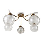 Люстра современная Экономсвет 39289/5WT+ZAB WT+CL