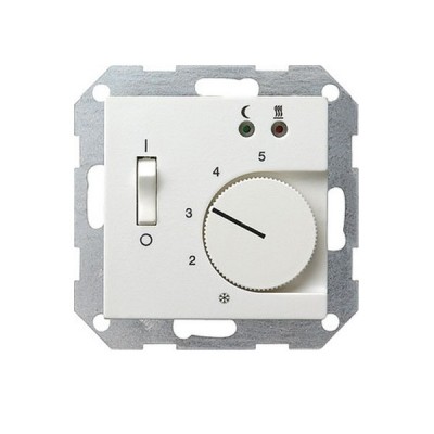Gira S-55 Бел глянц Регулятор тёплого пола (G39403)