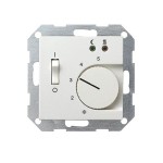 Gira S-55 Бел глянц Регулятор тёплого пола (G39403)