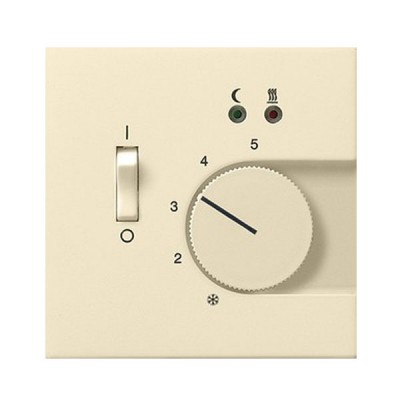 Gira F100 Крем глянц Регулятор тёплого пола (G394111)