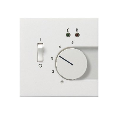 Gira F100 Бел глянц Регулятор тёплого пола (G394112)