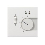 Gira F100 Бел глянц Регулятор тёплого пола (G394112)