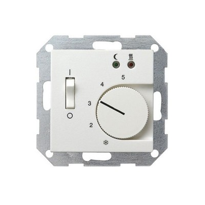 Gira S-55 Бел Регулятор тёплого пола (G39427)