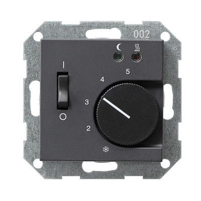 Gira S-55 Антрацит Регулятор тёплого пола (G39428)