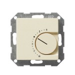 Gira S-55 Крем глянц Терморегулятор с переклчающим контактом 5А (G39601)
