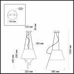 Подвесной светильник Odeon light 3978/1 MAESTRO