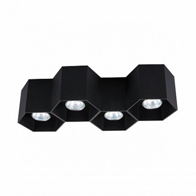 Светильник точечный Zumaline POLYGON CL 4 20037-BK