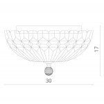 Светильник потолочный Divinare 4003/01 PL-2 Calotta