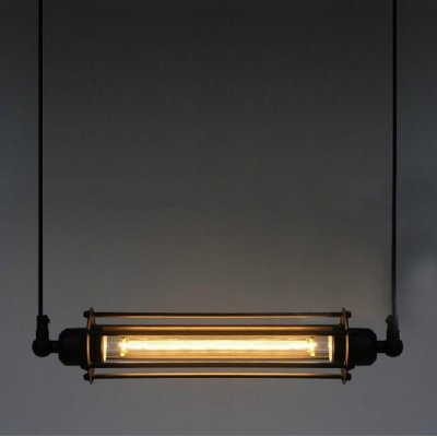 Подвесной светильник Loft Industrial Edison Cage Horizontal Mono Loft Concept 40.059