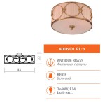 Светильник потолочный Divinare 4006/01 PL-3 Corona