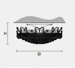 Потолочный светильник Masiero CLASSICA 4010 PL8