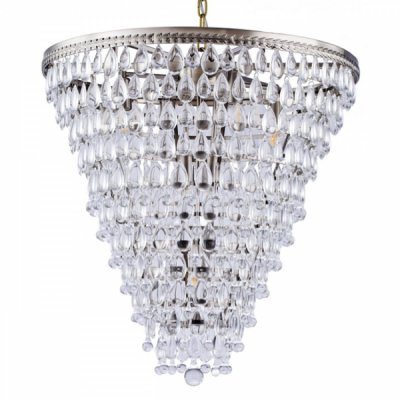 Люстра Clarissa Glass Drop Pendant 61 Nickel Loft Concept 40.1002