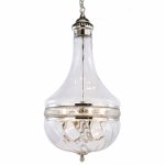 Люстра Capitol Hill Glass Pendant 30 Nickel Loft Concept 40.1003.MT.BL.T1B