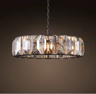 Люстра RH Harlow Crystal Round Chandelier 10 Loft Concept 40.1028.MT.BL.T1B