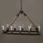 Люстра Square Mini 10 Loft Rope Light Loft Concept 40.102