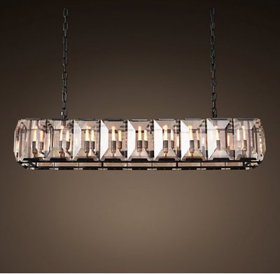 Люстра RH Harlow Crystal Square Chandelier 18 Loft Concept 40.1031