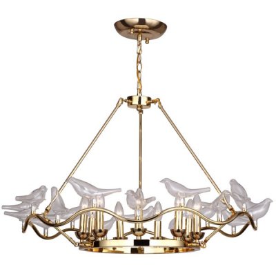 Люстра Dove Chandelier Glass Bird 9 Loft Concept 40.1049