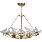 Люстра Dove Chandelier Glass Bird 9 Loft Concept 40.1049