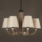 Люстра Rattan Chandelier Loft Rope Light Loft Concept 40.104.MT.BL.T1B