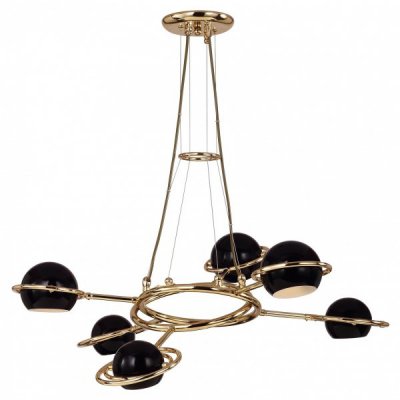 Люстра Delightfull Cosmo Suspention Light Black 6 Loft Concept 40.1058