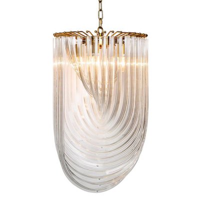 Люстра Retro Frozen Glass Chandelier 44 Champagne Loft Concept 40.1060