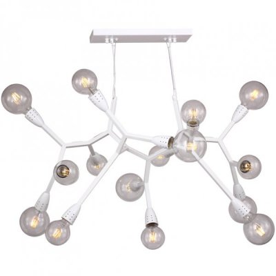 Люстра Polygon Chandelier 15 White Loft Concept 40.1069