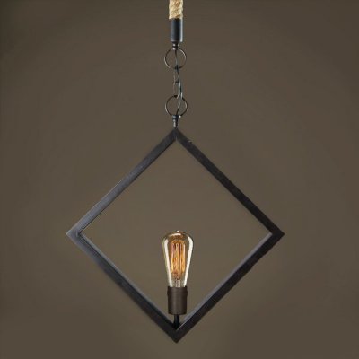 Подвесной светильник Romb Loft Rope Light Loft Concept 40.106.MT.BL.T1B