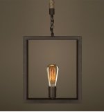 Подвесной светильник Quadrate Loft Rope Light Loft Concept 40.107.MT.BL.T1B