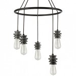 Подвесной светильник Gypsum Light Pendant 5 Loft Concept 40.1085.MT.BL.T1B