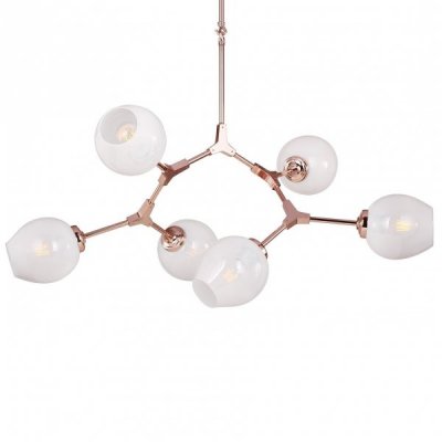 Люстра Lindsey Adelman Branching Bubble Chandelier 6 Milk Loft Concept 40.1092