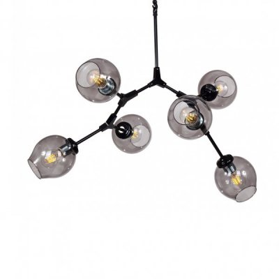 Люстра Lindsey Adelman Branching Bubble Chandelier 6 Black Loft Concept 40.1093