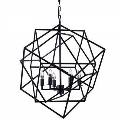 Люстра Cubist Small Chandelier Black Loft Concept 40.1107